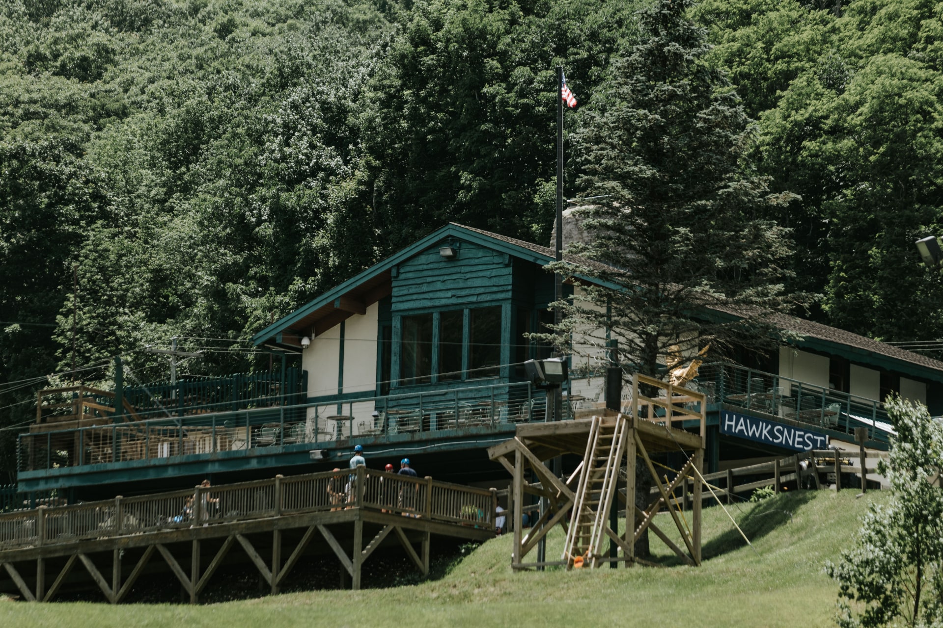 Hawksnest zipline